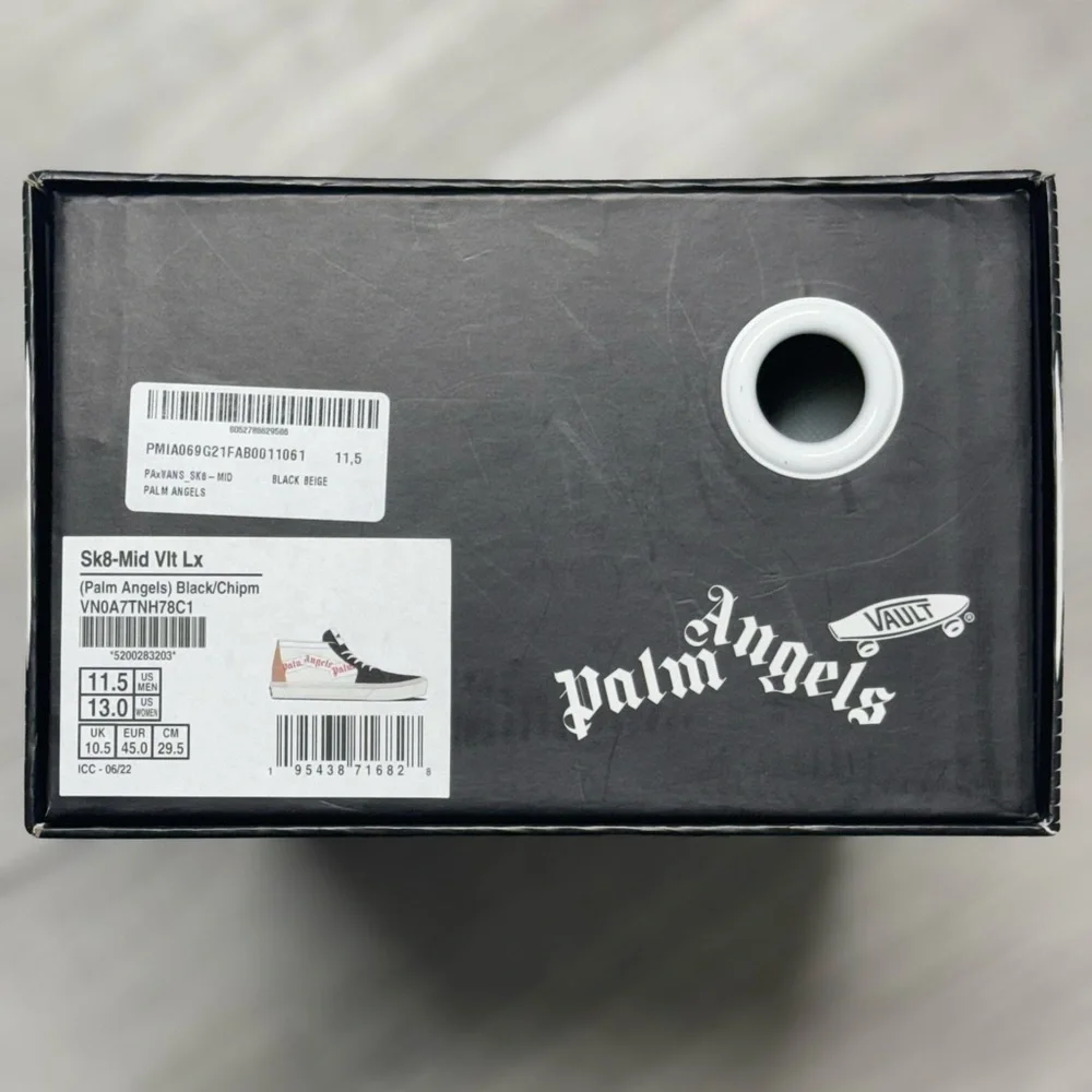 Palm Angels X Vans Vault Sk8 Mid Vlt Lx - Picture 16 of 16